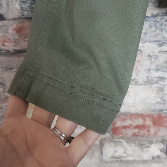 NEW * Women's Pure Energy Cottagecore Green Ruffle Trimmed Light Coat 18 - 20 - Picture 8 of 11